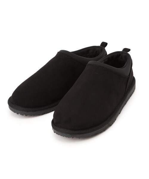 SHOO・LA・RUE（シューラルー）の「◆フェイクボアスリッポン（その他シューズ・レディース・ライトベージュ/ブラック・45/35）」の2枚目の写真