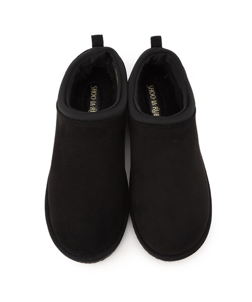 SHOO・LA・RUE（シューラルー）の「◆フェイクボアスリッポン（その他シューズ・レディース・ライトベージュ/ブラック・45/35）」の5枚目の写真