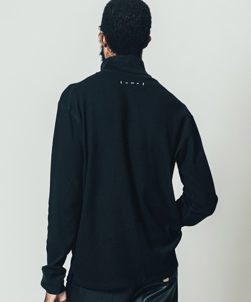 CRIMIE（クライミー）の「THERMAL HIGH NECK LONG SLEEVE T SHIRT（Tシャツ/カットソー・メンズ・ブラック/ホワイト・XL/M/L/XXL/S）」の7枚目の写真