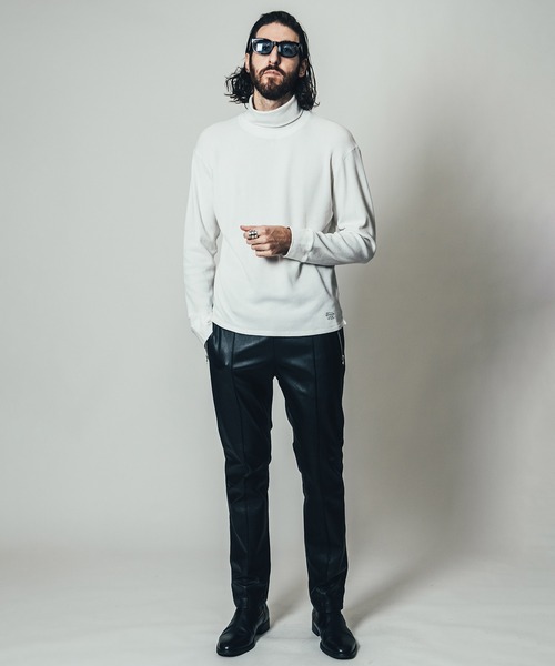 CRIMIE（クライミー）の「THERMAL HIGH NECK LONG SLEEVE T SHIRT（Tシャツ/カットソー・メンズ・ブラック/ホワイト・XL/M/L/XXL/S）」の14枚目の写真