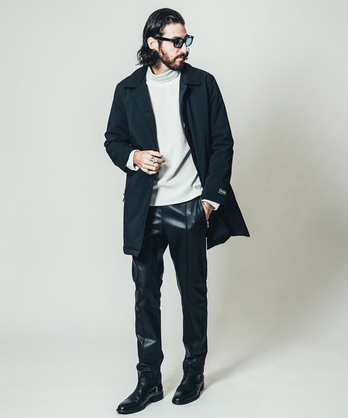 CRIMIE（クライミー）の「THERMAL HIGH NECK LONG SLEEVE T SHIRT（Tシャツ/カットソー・メンズ・ブラック/ホワイト・XL/M/L/XXL/S）」の15枚目の写真