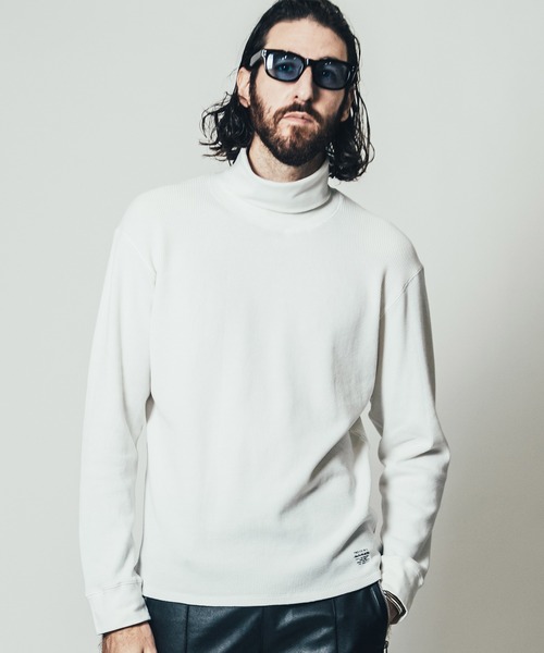 CRIMIE（クライミー）の「THERMAL HIGH NECK LONG SLEEVE T SHIRT（Tシャツ/カットソー・メンズ・ブラック/ホワイト・XL/M/L/XXL/S）」の17枚目の写真