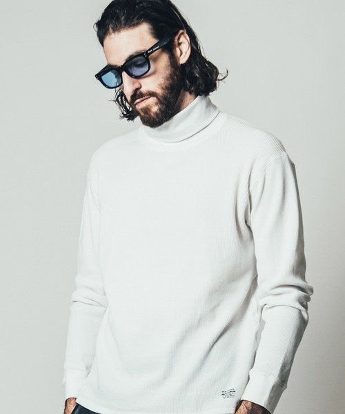 CRIMIE（クライミー）の「THERMAL HIGH NECK LONG SLEEVE T SHIRT（Tシャツ/カットソー・メンズ・ブラック/ホワイト・XL/M/L/XXL/S）」の18枚目の写真