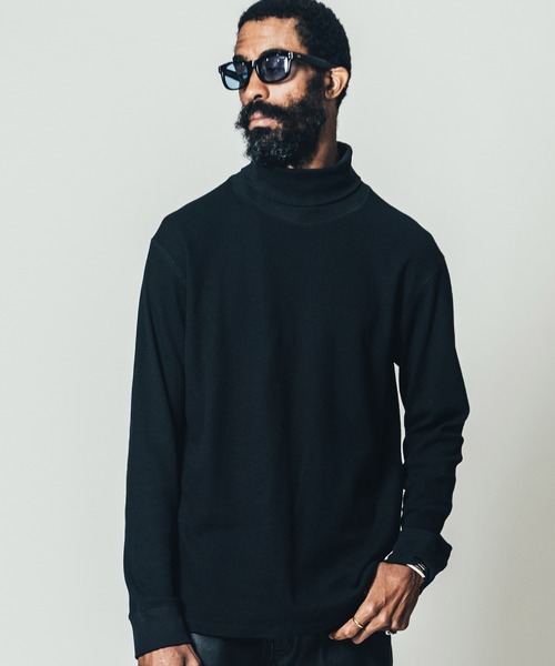 CRIMIE（クライミー）の「THERMAL HIGH NECK LONG SLEEVE T SHIRT（Tシャツ/カットソー・メンズ・ブラック/ホワイト・XL/M/L/XXL/S）」の19枚目の写真