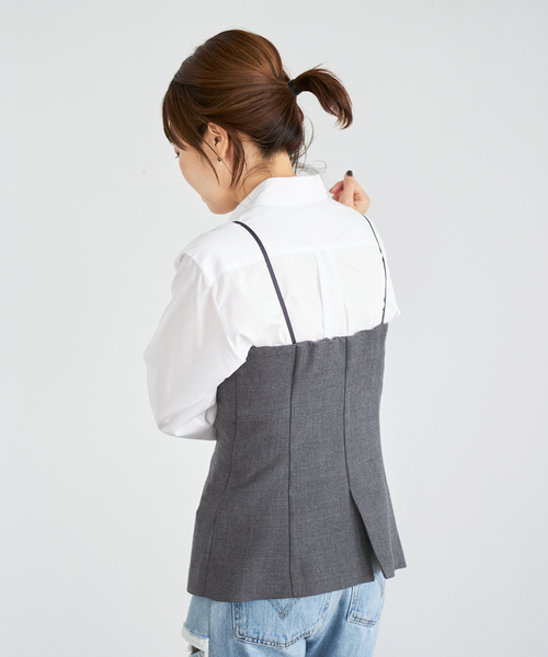 plage(プラージュ)の「【R’IAM】ビスチェ(Tシャツ/カットソー・レディース・グレー・36/38)」の14枚目の写真