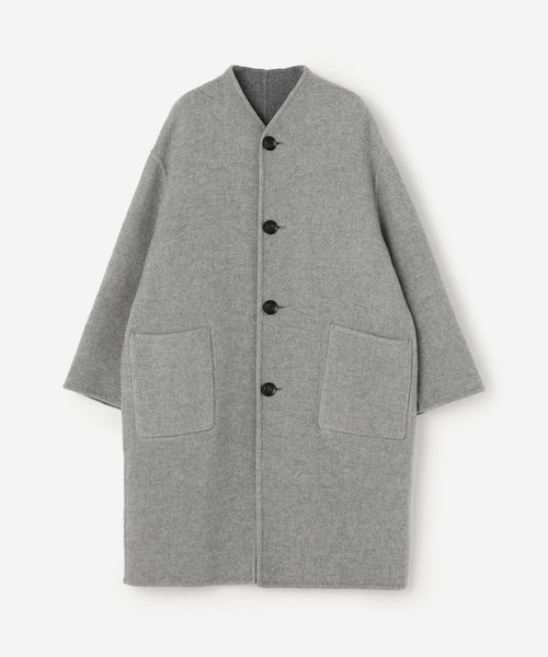 LE GLAZIK(ルグラジック)の「LE GLAZIK | リバーシブル ノーカラーコート WOMEN(ノーカラーコート・レディース・グレー系その他2/ブルー系その他5・36)」の10枚目の写真