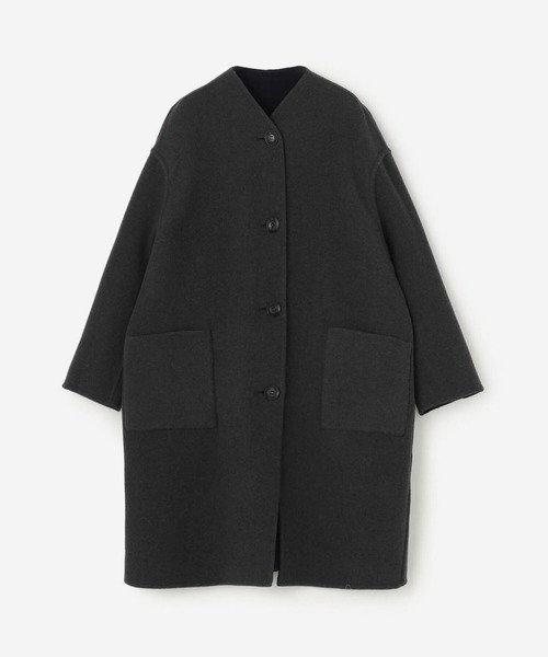 LE GLAZIK(ルグラジック)の「LE GLAZIK | リバーシブル ノーカラーコート WOMEN(ノーカラーコート・レディース・グレー系その他2/ブルー系その他5・36)」の20枚目の写真