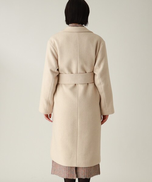 THE SHOP TK （ザ ショップ ティーケー ）の「◆【ウール混/ベルト付】チェスターロングコート（チェスターコート・レディース・ブラック/ライトベージュ・13/11/12）」の21枚目の写真