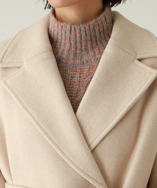 THE SHOP TK （ザ ショップ ティーケー ）の「◆【ウール混/ベルト付】チェスターロングコート（チェスターコート・レディース・ブラック/ライトベージュ・13/11/12）」の22枚目の写真