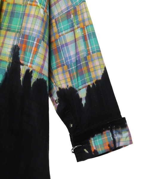 MARQUES ALMEIDA(マルケスアルメイダ)の「MARQUES ALMEIDA DECONSTRUCTED SHIRT AW22TP0437SHPT(シャツ/ブラウス・レディース・マルチ・X-SMALL)」の4枚目の写真