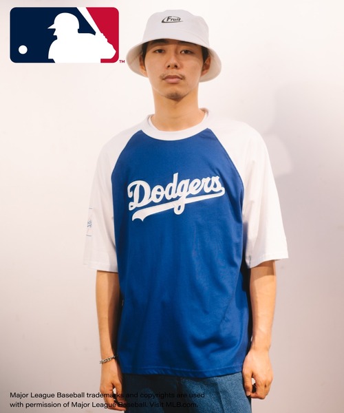 セール】【MLB】ラグランTee/プリントTシャツ/メンズ（Tシャツ