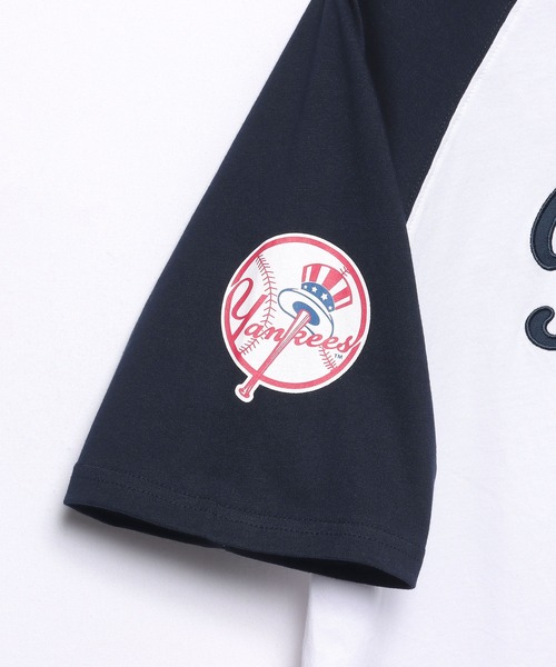 MLB（メジャーリーグベースボール）の「【MLB】ラグランTee/プリントTシャツ/メンズ（Tシャツ/カットソー・メンズ・ホワイト/グリーン/ブラック/ブルー・M/L/XL）」の8枚目の写真