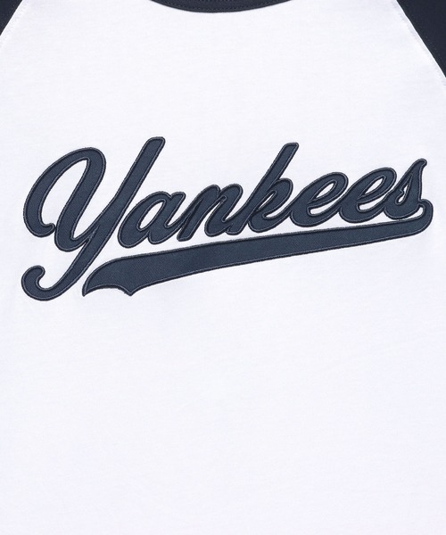 MLB（メジャーリーグベースボール）の「【MLB】ラグランTee/プリントTシャツ/メンズ（Tシャツ/カットソー・メンズ・ホワイト/グリーン/ブラック/ブルー・M/L/XL）」の9枚目の写真
