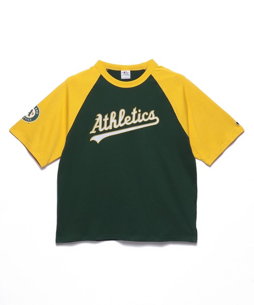 MLB（メジャーリーグベースボール）の「【MLB】ラグランTee/プリントTシャツ/メンズ（Tシャツ/カットソー・メンズ・ホワイト/グリーン/ブラック/ブルー・M/L/XL）」の13枚目の写真