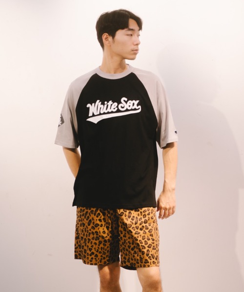 MLB（メジャーリーグベースボール）の「【MLB】ラグランTee/プリントTシャツ/メンズ（Tシャツ/カットソー・メンズ・ホワイト/グリーン/ブラック/ブルー・M/L/XL）」の18枚目の写真