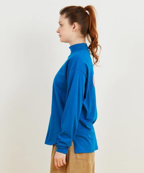 FRAPBOIS PARK（フラボアパーク）の「モックフキダシT（Tシャツ/カットソー・レディース・ベージュ/ブルー・1/2）」の15枚目の写真