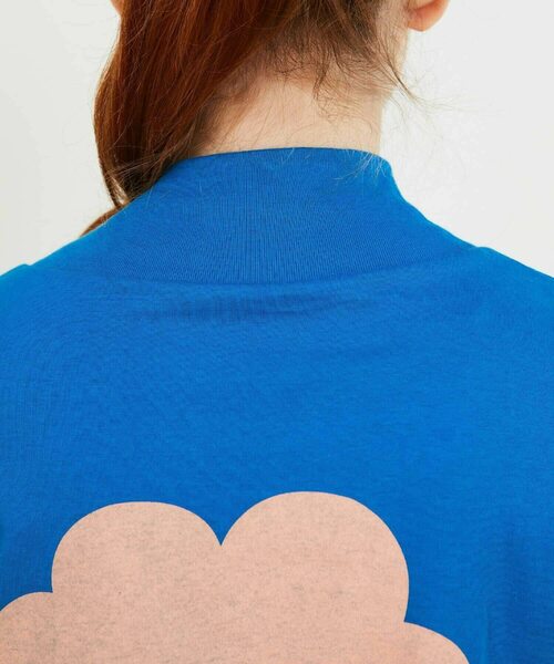 FRAPBOIS PARK（フラボアパーク）の「モックフキダシT（Tシャツ/カットソー・レディース・ベージュ/ブルー・1/2）」の3枚目の写真