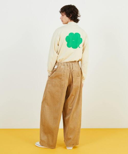 FRAPBOIS PARK（フラボアパーク）の「モックフキダシT（Tシャツ/カットソー・レディース・ベージュ/ブルー・1/2）」の22枚目の写真