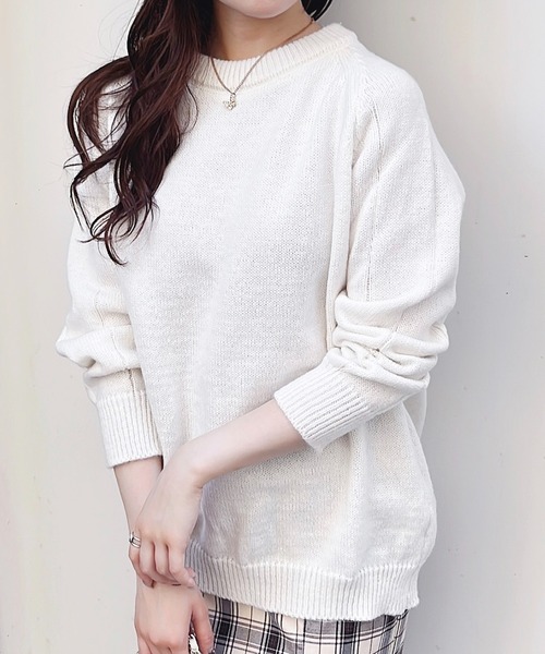 MIIA（ミーア）の「もこもこニットワンピース（ワンピース・レディース・オフホワイト/ピンク・FREE）」の22枚目の写真