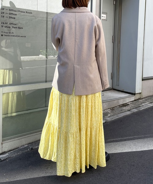 Omekashi（オメカシ）の「【オケージョンにも対応◎】ダブルテーラードジャケット（テーラードジャケット・レディース・アイボリー/グレー/ベージュ・FREE）」の12枚目の写真