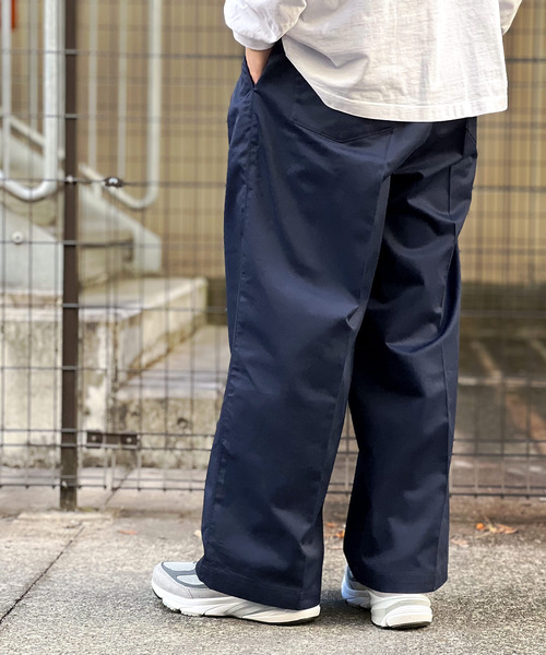 Java(ジャバ)の「《JaVa ジャバコラボ》ゆったり&美脚。2タックワイドコットンワイドパンツ(チノパンツ・レディース・ホワイト/ネイビー/ブラック/ベージュ・X-LARGE/LARGE/MEDIUM/SMALL)」の20枚目の写真