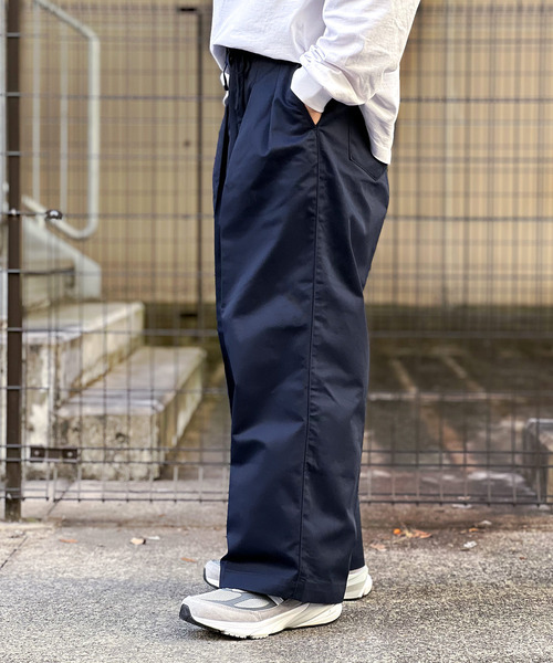 Java(ジャバ)の「《JaVa ジャバコラボ》ゆったり&美脚。2タックワイドコットンワイドパンツ(チノパンツ・レディース・ホワイト/ネイビー/ブラック/ベージュ・X-LARGE/LARGE/MEDIUM/SMALL)」の21枚目の写真