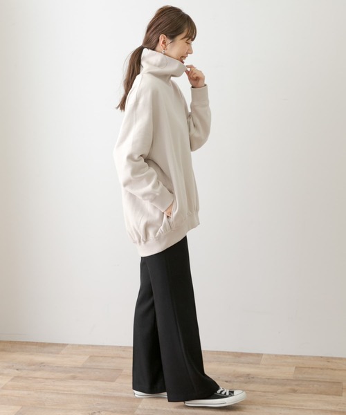 URBAN RESEARCH Sonny Label(アーバンリサーチサニーレーベル)の「『3サイズ展開』ウエストゴムフレアイージーパンツ(その他パンツ・レディース・ブラック/グレー系その他・LARGE/MEDIUM/SMALL)」の9枚目の写真