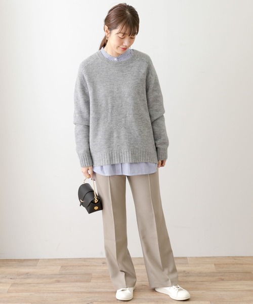 URBAN RESEARCH Sonny Label(アーバンリサーチサニーレーベル)の「『3サイズ展開』ウエストゴムフレアイージーパンツ(その他パンツ・レディース・ブラック/グレー系その他・LARGE/MEDIUM/SMALL)」の14枚目の写真