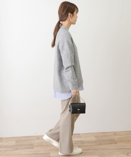 URBAN RESEARCH Sonny Label(アーバンリサーチサニーレーベル)の「『3サイズ展開』ウエストゴムフレアイージーパンツ(その他パンツ・レディース・ブラック/グレー系その他・LARGE/MEDIUM/SMALL)」の17枚目の写真