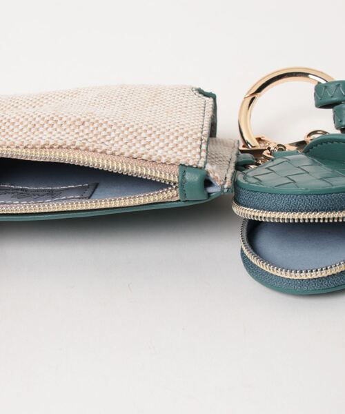 cache cache（カシュ カシュ）の「カシュカシュ cachecache / 綿麻3点セットスマホショルダー（ショルダーバッグ・レディース・グリーン/ラベンダー/ブラック/ベージュ・FREE）」の10枚目の写真
