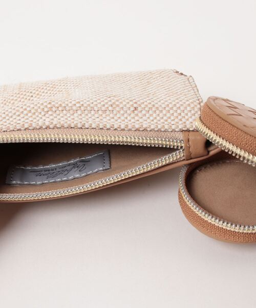 cache cache（カシュ カシュ）の「カシュカシュ cachecache / 綿麻3点セットスマホショルダー（ショルダーバッグ・レディース・グリーン/ラベンダー/ブラック/ベージュ・FREE）」の11枚目の写真