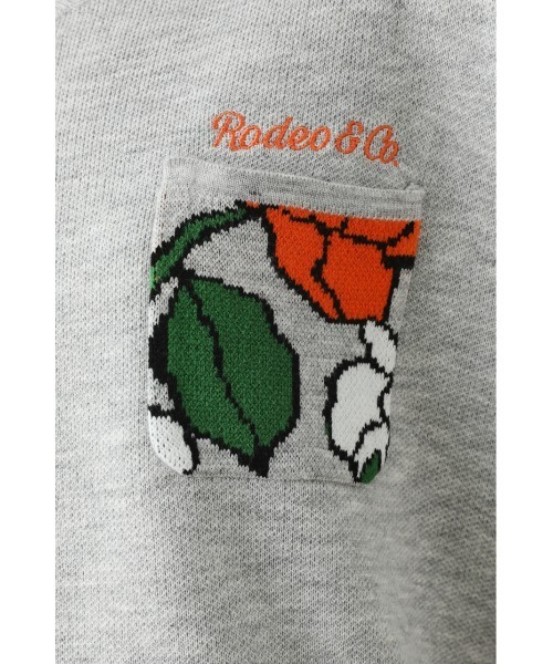 RODEO CROWNS WIDE BOWL（ロデオクラウンズワイドボウル）の「バックアソートパターンニットトップス（ニット/セーター・レディース・オフホワイト/杢グレー/ネイビー/グリーン・FREE）」の18枚目の写真