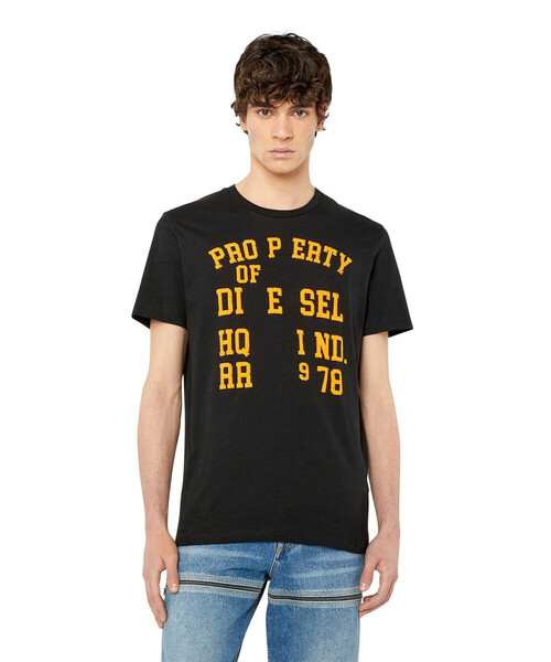 DIESEL(ディーゼル)の「メンズ Tシャツ スリムフィット(Tシャツ/カットソー・メンズ・ブルー/ホワイト/ブラック・LARGE/XXX-LARGE/SMALL/MEDIUM/X-LARGE/X-SMALL/XX-LARGE)」の3枚目の写真