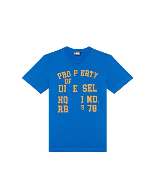 DIESEL(ディーゼル)の「メンズ Tシャツ スリムフィット(Tシャツ/カットソー・メンズ・ブルー/ホワイト/ブラック・LARGE/XXX-LARGE/SMALL/MEDIUM/X-LARGE/X-SMALL/XX-LARGE)」の4枚目の写真