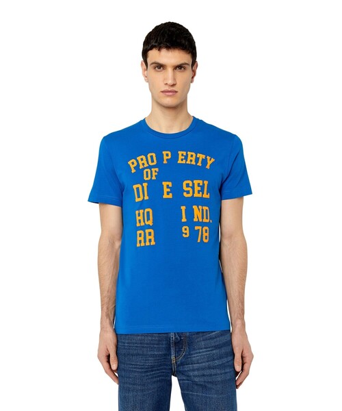 DIESEL(ディーゼル)の「メンズ Tシャツ スリムフィット(Tシャツ/カットソー・メンズ・ブルー/ホワイト/ブラック・LARGE/XXX-LARGE/SMALL/MEDIUM/X-LARGE/X-SMALL/XX-LARGE)」の16枚目の写真