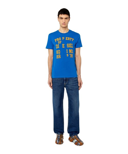 DIESEL(ディーゼル)の「メンズ Tシャツ スリムフィット(Tシャツ/カットソー・メンズ・ブルー/ホワイト/ブラック・LARGE/XXX-LARGE/SMALL/MEDIUM/X-LARGE/X-SMALL/XX-LARGE)」の13枚目の写真