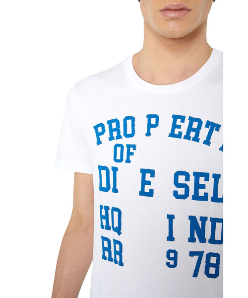 DIESEL(ディーゼル)の「メンズ Tシャツ スリムフィット(Tシャツ/カットソー・メンズ・ブルー/ホワイト/ブラック・LARGE/XXX-LARGE/SMALL/MEDIUM/X-LARGE/X-SMALL/XX-LARGE)」の12枚目の写真
