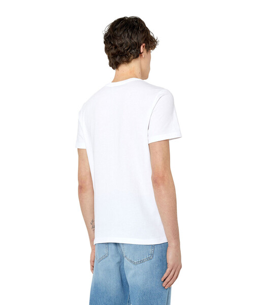 DIESEL(ディーゼル)の「メンズ Tシャツ スリムフィット(Tシャツ/カットソー・メンズ・ブルー/ホワイト/ブラック・LARGE/XXX-LARGE/SMALL/MEDIUM/X-LARGE/X-SMALL/XX-LARGE)」の10枚目の写真