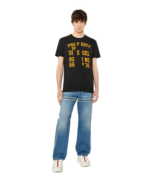 DIESEL(ディーゼル)の「メンズ Tシャツ スリムフィット(Tシャツ/カットソー・メンズ・ブルー/ホワイト/ブラック・LARGE/XXX-LARGE/SMALL/MEDIUM/X-LARGE/X-SMALL/XX-LARGE)」の7枚目の写真