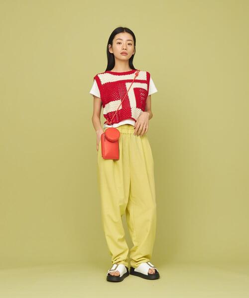 CITEN（シテン）の「＜CITEN＞サラサラ バルーン パンツ（その他パンツ・レディース・ブラック/ライム/コバルトブルー・S/M）」の2枚目の写真