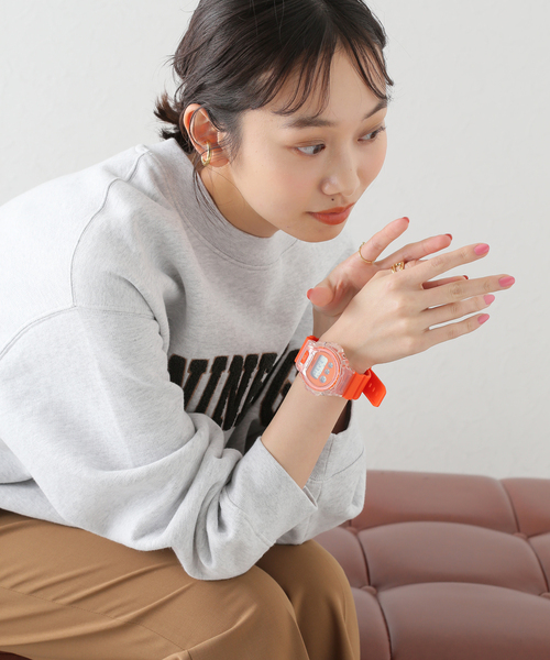 G-SHOCK(ジーショック)の「【Gshock/ジーショック】DW-6900GL-4JR【 ウォッチ 】(デジタル腕時計・レディース・オレンジ・FREE)」の9枚目の写真