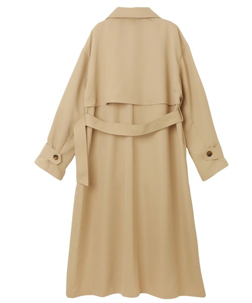 andme（アンドミー）の「タックスリーブトレンチコート（トレンチコート・レディース・ベージュ/ネイビー/アイボリー・M）」の5枚目の写真