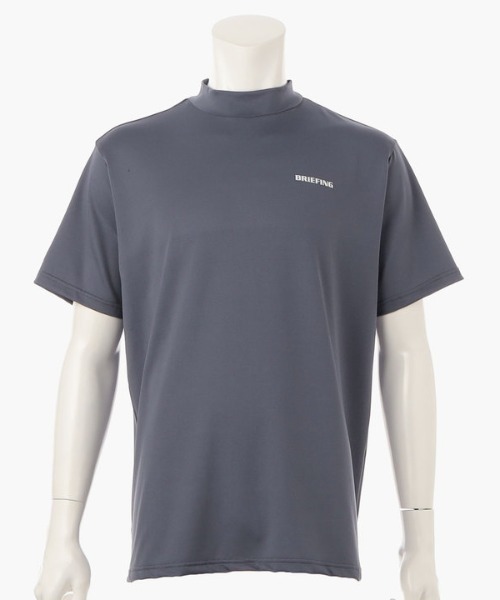 BRIEFING(ブリーフィング)の「【ブリーフィングゴルフ】MENS BACK LOGO LINE HIGH NECK RELAXED FIT(ポロシャツ・メンズ・グレー/ブラック/ホワイト/ベージュ/ネイビー・L/XL/M)」の4枚目の写真
