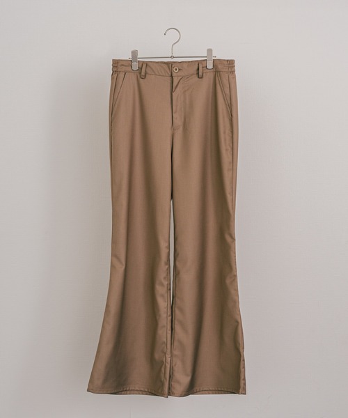 ROOPTOKYO(ループトウキョウ)の「【ROOPTOKYO別注】美シルエット TRストレッチ ブーツカット フレアスラックスパンツ ワイド ワイドレッグ(スラックス・メンズ・ネイビー/ベージュ/ブラック・M/L)」の17枚目の写真