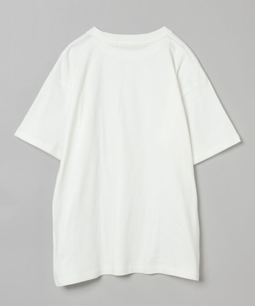 JEANASIS(ジーナシス)の「ハクプリントロゴTEE/192255(Tシャツ/カットソー・レディース・ホワイト/ブラック/グレイッシュベージュ・FREE)」の8枚目の写真