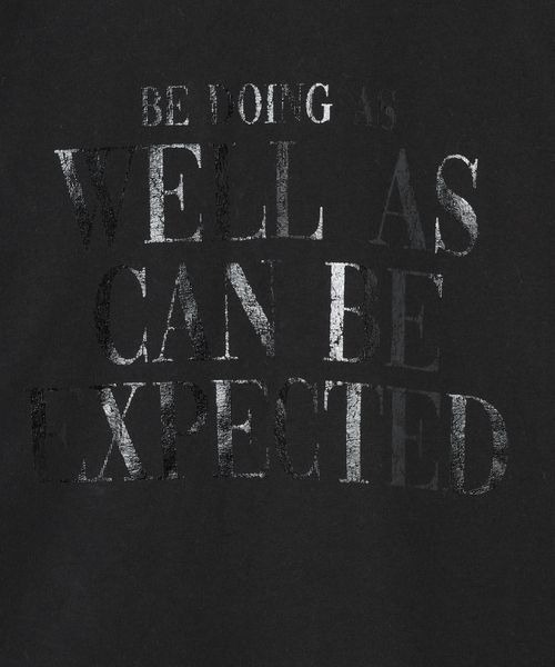 JEANASIS(ジーナシス)の「ハクプリントロゴTEE/192255(Tシャツ/カットソー・レディース・ホワイト/ブラック/グレイッシュベージュ・FREE)」の9枚目の写真