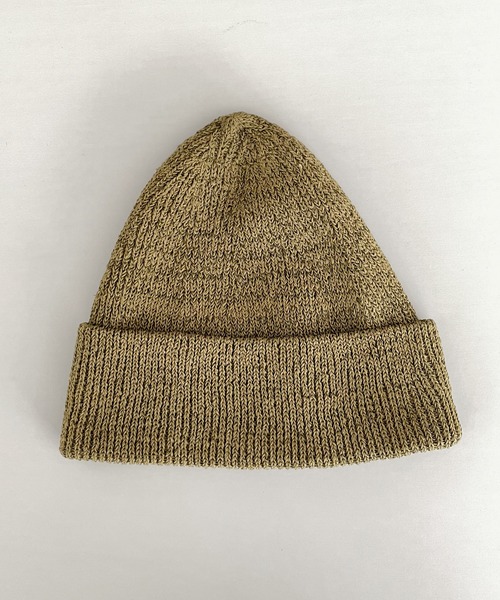 CANAL JEAN(キャナルジーン)の「El mar(エルマール) ペーパーリブニットCAP(ニットキャップ/ビーニー・レディース・アイボリー/ライトベージュ/グリーン・ONE SIZE)」の10枚目の写真