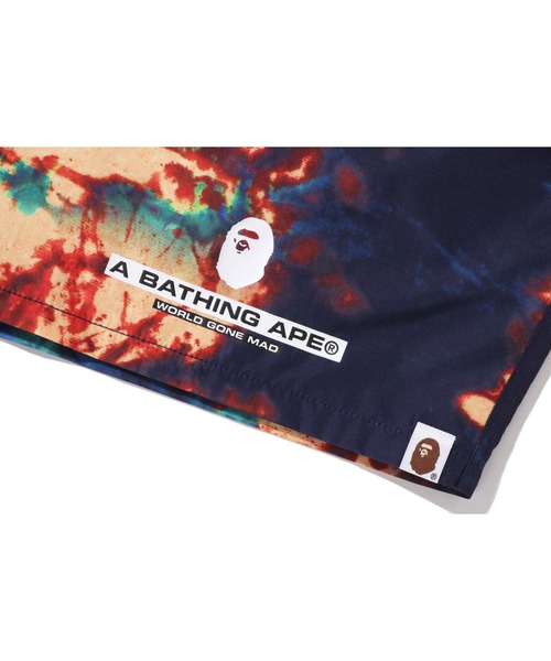 A BATHING APE(アベイシングエイプ)の「TIE DYE BEACH SHORTS M(その他パンツ・メンズ・ネイビー・LARGE/MEDIUM/SMALL/X-LARGE/XX-LARGE)」の3枚目の写真