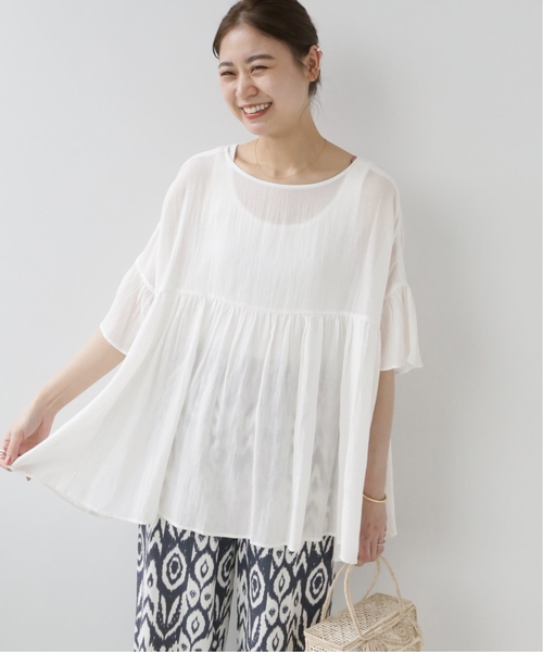JOURNAL STANDARD relume - mana様　レーヨンコットンボイルボリュームギャザープルオーバー JOURNAL STANDARD relume（ジャーナルスタンダード レリューム