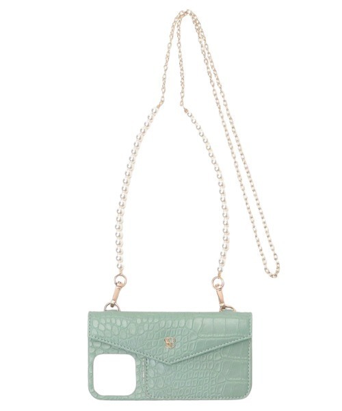 EIMY ISTOIRE（エイミーイストワール）の「フラップデザインペールカラーiphoneケース　12/12PRO（スマホケース/カバー・レディース・ブラック/ピンク/ミント/ラベンダー/アイボリー・FREE）」の12枚目の写真